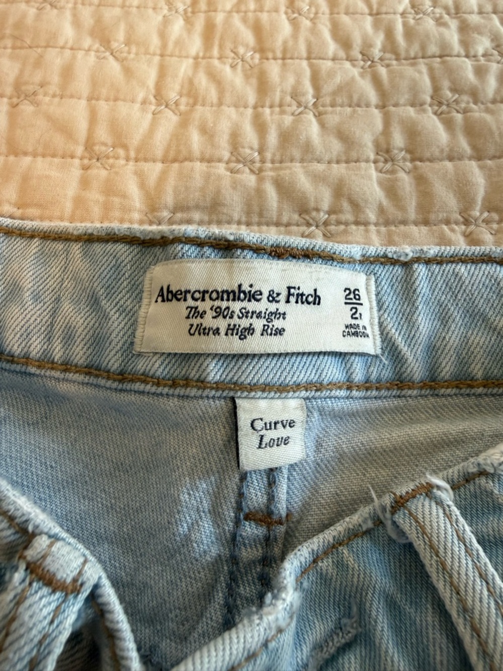 Abercrombie & Fitch 90s Straight Leg Jeans